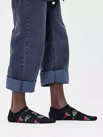 HAPPY SOCKS | Herren Sneaker Socken LAZER QUEST black / multi | 